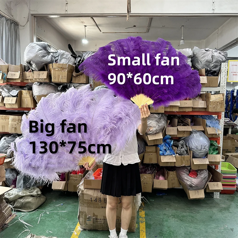 Purple Large Ostrich Feather Fans Fluffy Performance Dance Folding Hand Held Fan Various Styles Party Props Stage Show Props Fan
Purple Large Ostrich Feather Fans Fluffy Performance Dance Folding Hand Held Fan Various Styles Party Props Stage Show Props Fan