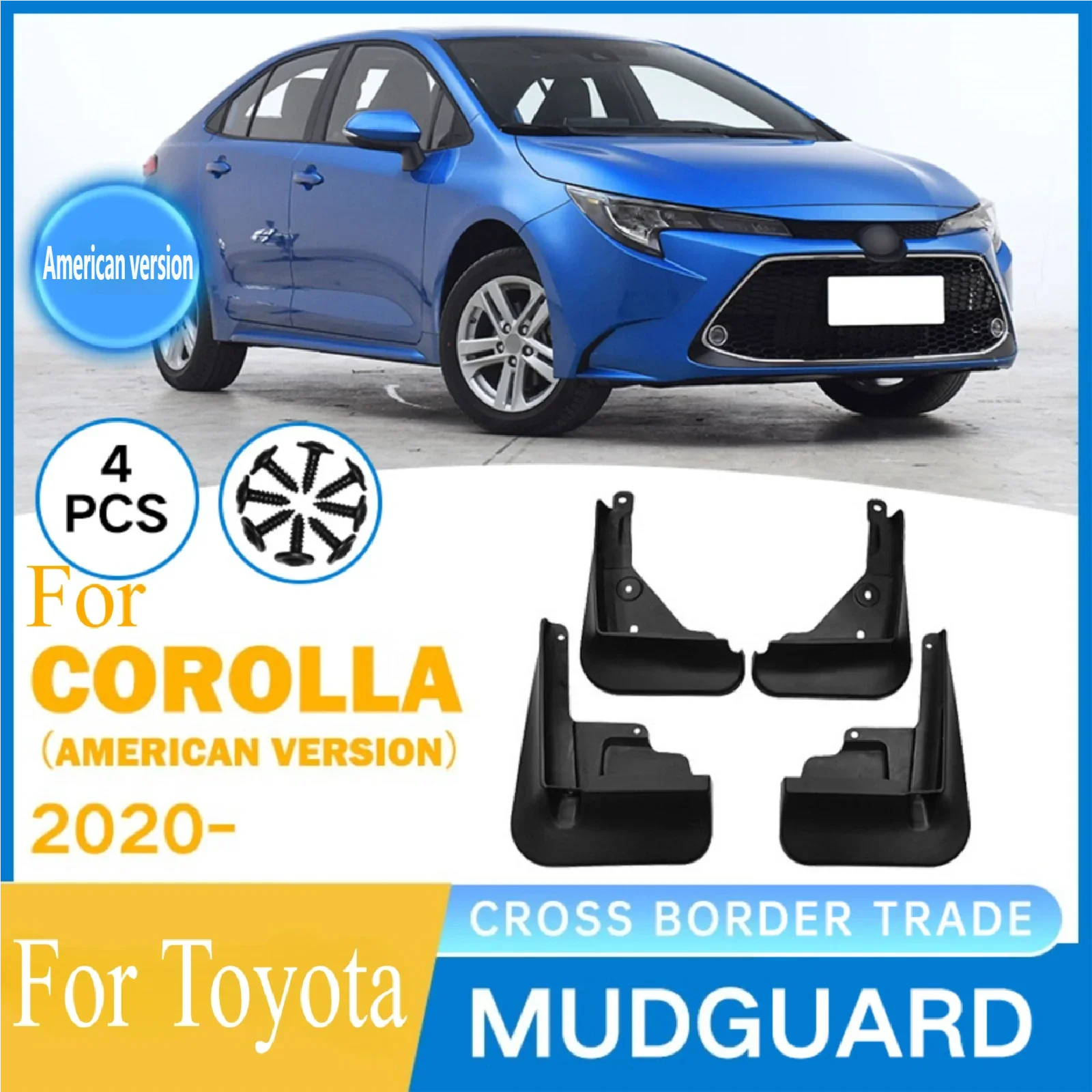 For Toyota Corolla 2020-2025 US Version Mud Flaps Car Splash Guards Fender Mudguards Anti-Splash Protective Accessories
For Toyota Corolla 2020-2025 US Version Mud Flaps Car Splash Guards Fender Mudguards Anti-Splash Protective Accessories