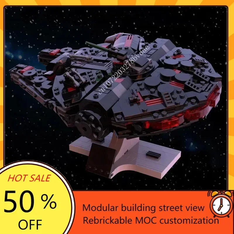 984PCSMidi-scale Dark Falcon Space War Military MOC SpaceShip Battle Model Custom Puzzle Architecture DIY Assembly Model ToyGift
984PCSMidi-scale Dark Falcon Space War Military MOC SpaceShip Battle Model Custom Puzzle Architecture DIY Assembly Model ToyGift