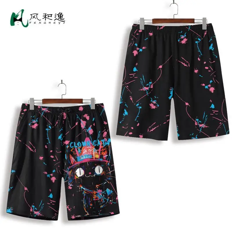 Cat Cartoon Print Shorts for Men Loose and Casual Perfect for Summer Thin and Lightweight
Cat Cartoon Print Shorts for Men Loose and Casual Perfect for Summer Thin and Lightweight