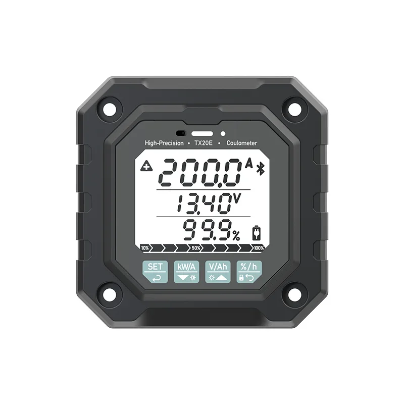TX20 8-120V350A High Precision Battery Capacity Indicator Smart Bluetooth Battery mon Testers RV mon
TX20 8-120V350A High Precision Battery Capacity Indicator Smart Bluetooth Battery mon Testers RV mon