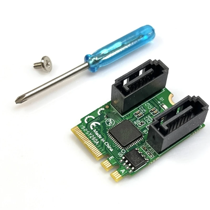 U55B 6Gbps Space Saving M.2 Expansion Card M.2 A+E to Double Port SATA3.0 Adapter Card For Desktop Laptop Motherboard
U55B 6Gbps Space Saving M.2 Expansion Card M.2 A+E to Double Port SATA3.0 Adapter Card For Desktop Laptop Motherboard