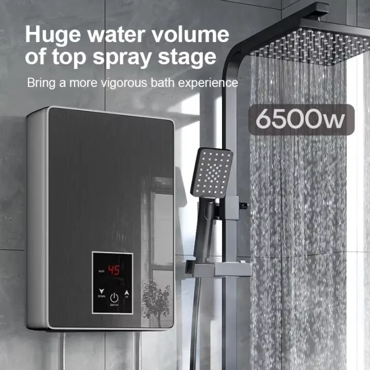 3.5kw 220V European Energy-saving Portable Wall-mounted Electric Bathroom Tankless Mini Instant Electric Water Heater Shower Set
3.5kw 220V European Energy-saving Portable Wall-mounted Electric Bathroom Tankless Mini Instant Electric Water Heater Shower Set
