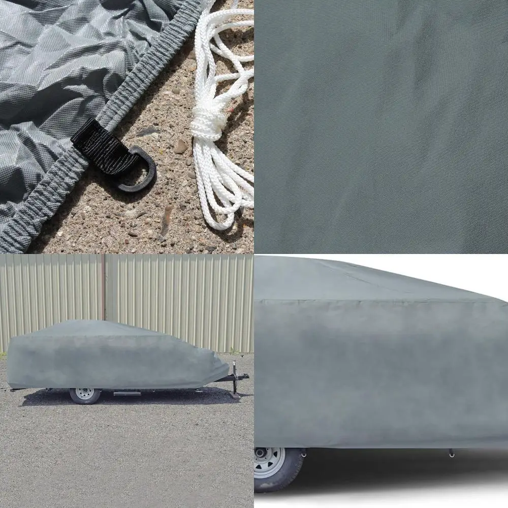 Складные чехлы для автофургонов подходят для складных кемперов длиной от 16 до 17 футов 11 дюймов (серый, полипропилен) (RVRB-63)
Складные чехлы для автофургонов подходят для складных кемперов длиной от 16 до 17 футов 11 дюймов (серый, полипропилен) (RVRB-63)