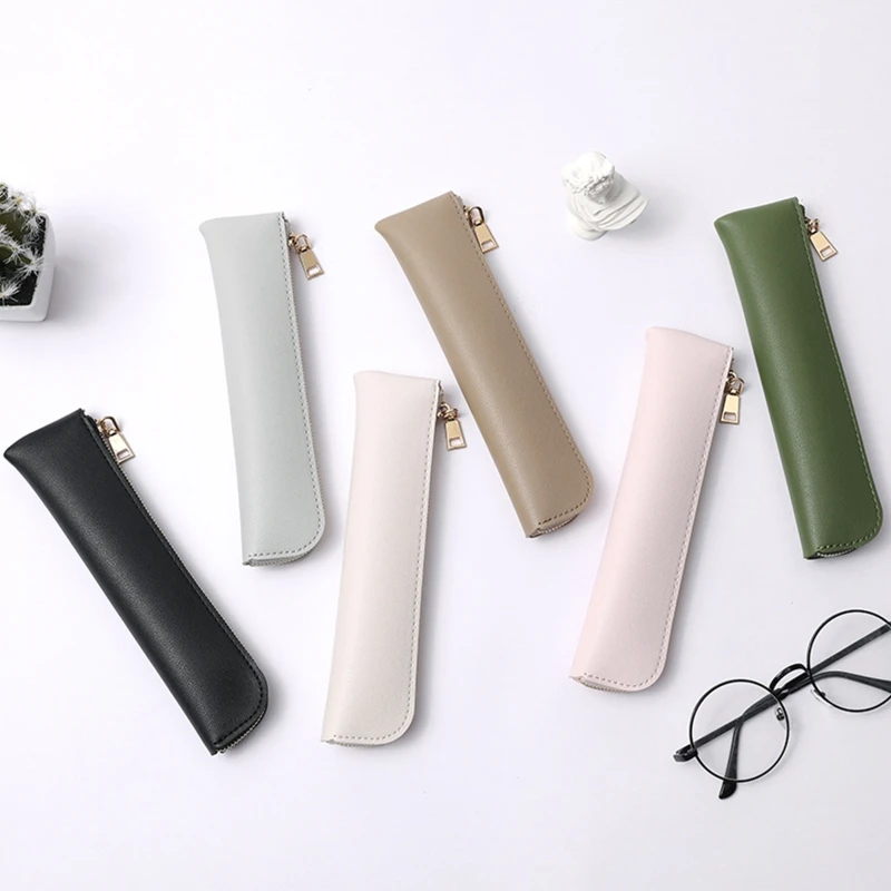 PU Leather Pen Sleeve Exquisite Pen Pocket Small Pen Pocket 7.8''x1.8'' Zippered Pen Gift for Business Women Men H8WD
PU Leather Pen Sleeve Exquisite Pen Pocket Small Pen Pocket 7.8''x1.8'' Zippered Pen Gift for Business Women Men H8WD