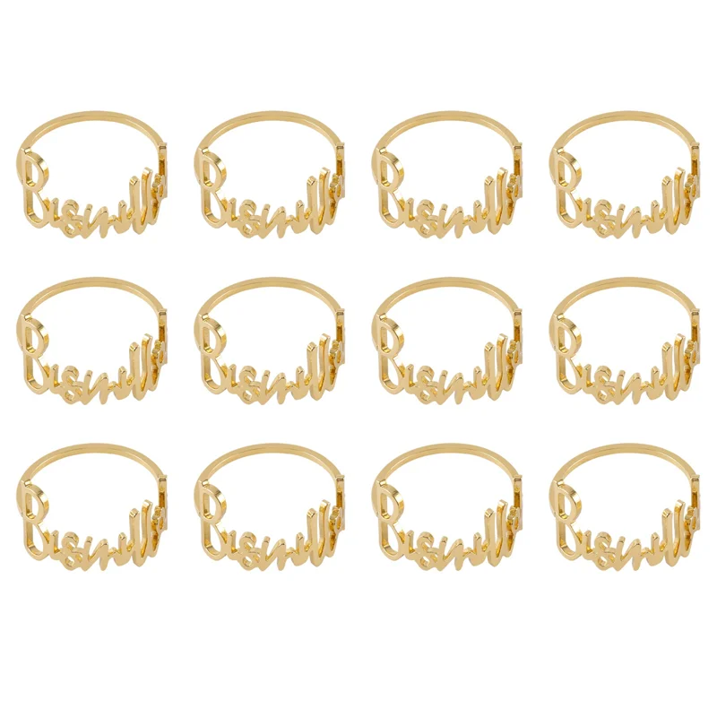 A69e12pcs Bismillah Napkin Rings Eid Mubarak Muslim Islamic Ramadan Kareem Napkin Buckle Wedding Dinner Table Decorations
A69e12pcs Bismillah Napkin Rings Eid Mubarak Muslim Islamic Ramadan Kareem Napkin Buckle Wedding Dinner Table Decorations