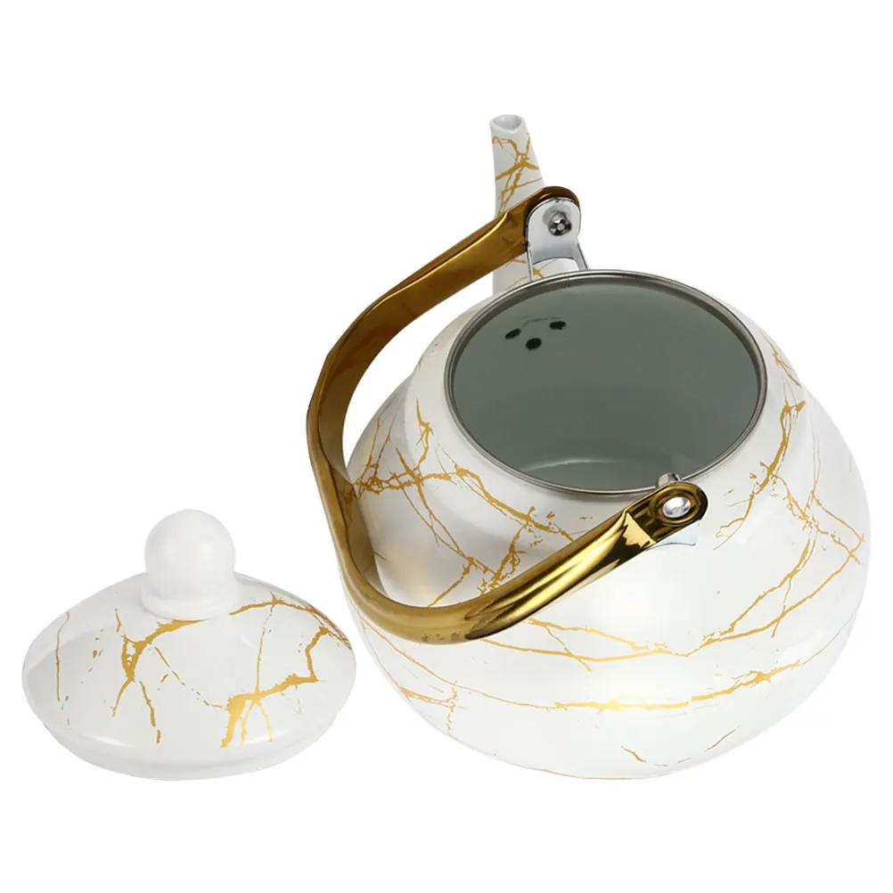 Marble Pattern Teakettle Stovetop Tea Kettle Thickened Enamel Heating Pot For Home Hotel Office Use Daily Coffee Tea
Marble Pattern Teakettle Stovetop Tea Kettle Thickened Enamel Heating Pot For Home Hotel Office Use Daily Coffee Tea