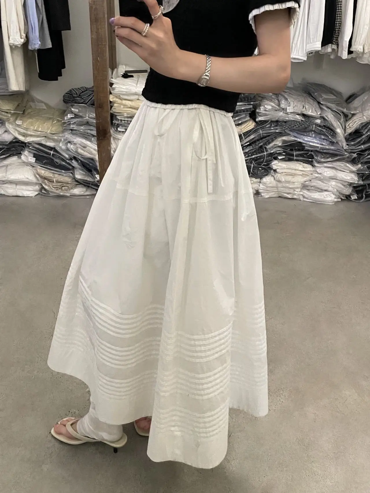 High Waist A-Line Skirt Lace Trim Splicing Women's Fashion Vintage Half-length Skirts Slimming K351 Three-acetate Fiber
High Waist A-Line Skirt Lace Trim Splicing Women's Fashion Vintage Half-length Skirts Slimming K351 Three-acetate Fiber