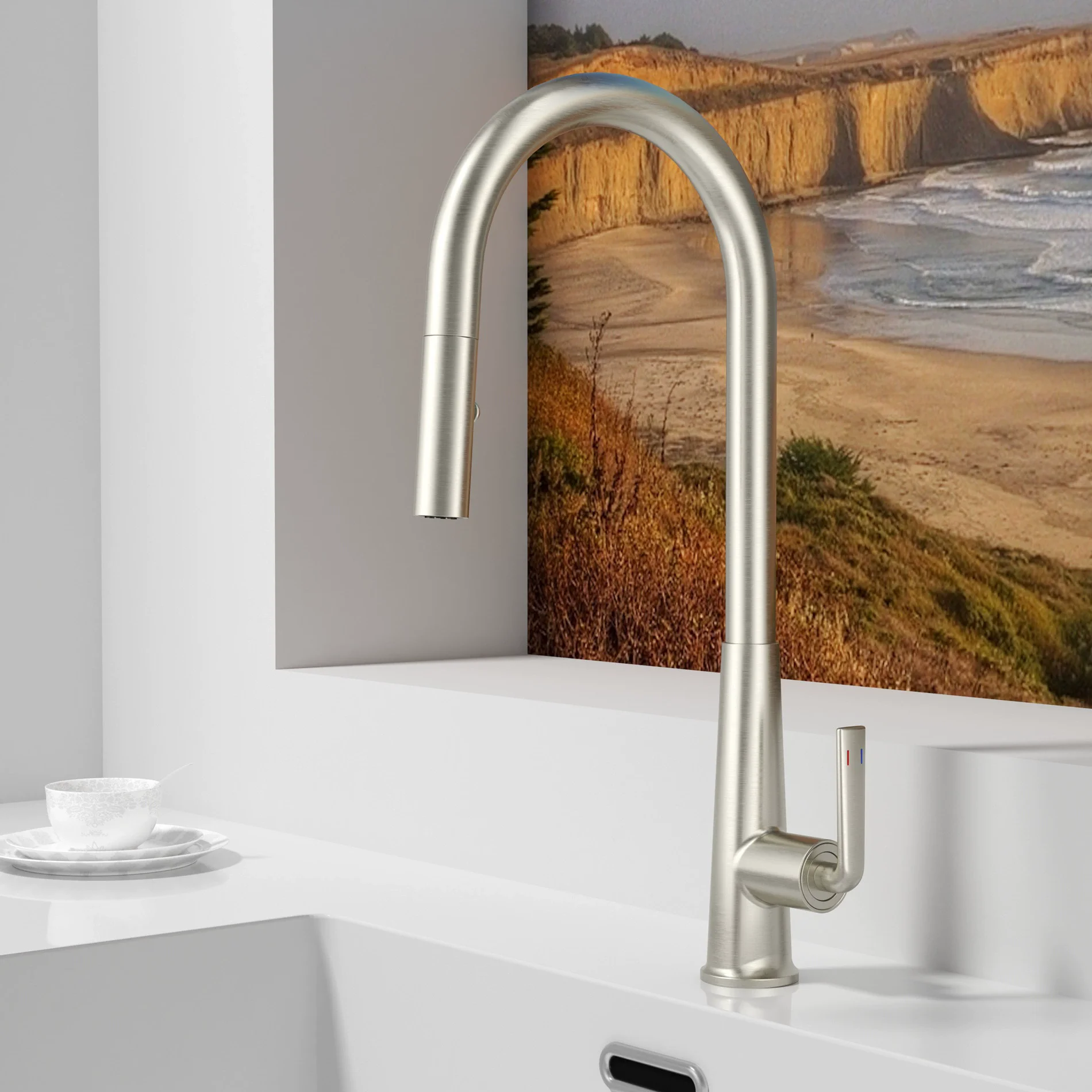 Brushed Gold Pull Out Kitchen Faucet Tap Brass Crane Grey Kitchen Mixer Tap Rotation Sink Faucet Mixer Nickel Kitchen Faucet
Brushed Gold Pull Out Kitchen Faucet Tap Brass Crane Grey Kitchen Mixer Tap Rotation Sink Faucet Mixer Nickel Kitchen Faucet
