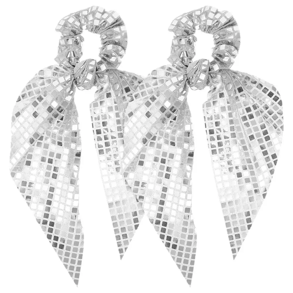 2pcs Sequin Large Intestine Scrunchies Glitter Bow Ties Elastic Hair Ties for Women Girls Bridal Headdress Ponytail Accessories
2pcs Sequin Large Intestine Scrunchies Glitter Bow Ties Elastic Hair Ties for Women Girls Bridal Headdress Ponytail Accessories