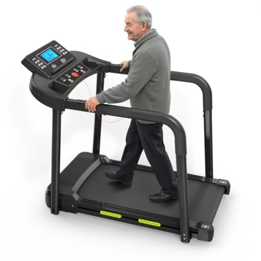 Walking Treadmills with Extended Handrails 2.5HP Quiet Motor Heart Rate Monitor 310 lbs Capacity Treadmill for Seniors Recovery
Walking Treadmills with Extended Handrails 2.5HP Quiet Motor Heart Rate Monitor 310 lbs Capacity Treadmill for Seniors Recovery
