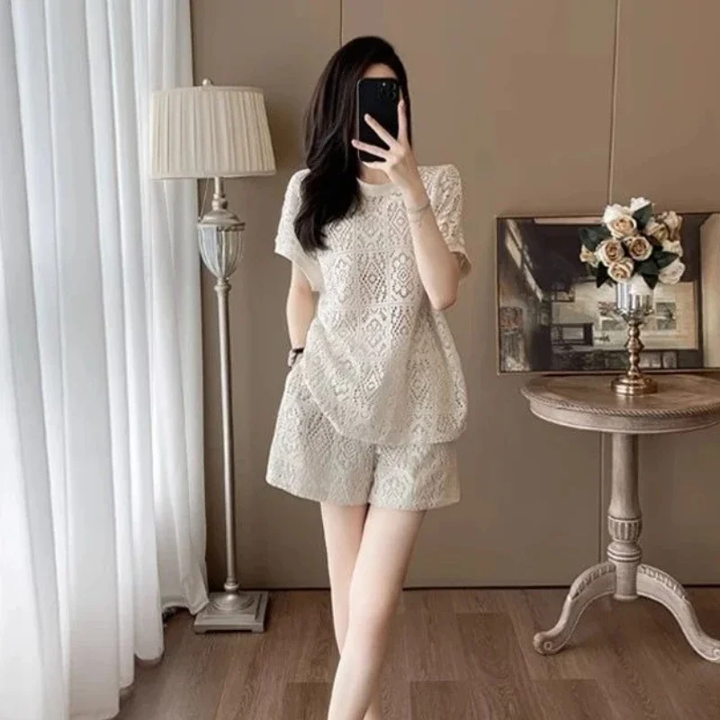 Female Shorts Baggy T Shirt Party Work Wear Clothing Trend 2025 Classic Kit Trends Light Outfit Full Women's Short Sets 2 Pieces
Female Shorts Baggy T Shirt Party Work Wear Clothing Trend 2025 Classic Kit Trends Light Outfit Full Women's Short Sets 2 Pieces