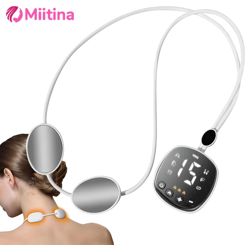 EMS Smart Hanging Neck Neck Shoulder Cervical Spine Massager Hot Compress Neck Artifact Dredging Spine Low Frequency Relaxation
EMS Smart Hanging Neck Neck Shoulder Cervical Spine Massager Hot Compress Neck Artifact Dredging Spine Low Frequency Relaxation