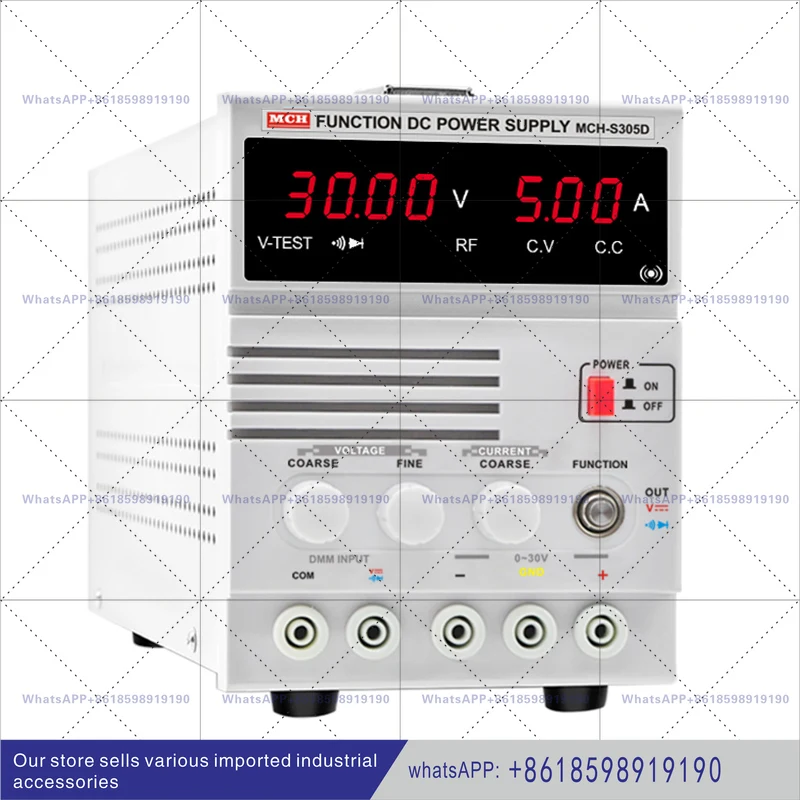 Регулируемый источник питания постоянного тока с высокоточным цифровым дисплеем 30В 5А
Регулируемый источник питания постоянного тока с высокоточным цифровым дисплеем 30В 5А