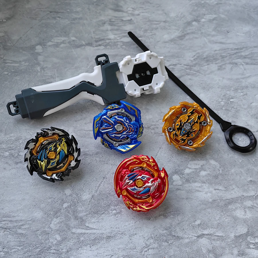 Children's gyro toy set with handle transmitter+4 gyroscopes, suitable for boys' birthday gifts
Children's gyro toy set with handle transmitter+4 gyroscopes, suitable for boys' birthday gifts