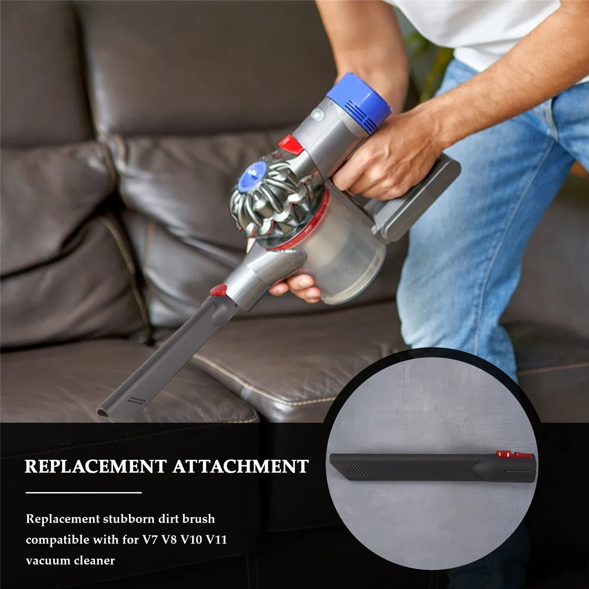 Быстросъемный щелевой инструмент A18Z, совместимый с пылесосом Dyson V11 V10 V8 V7, сменные аксессуары для вакуумной насадки
Быстросъемный щелевой инструмент A18Z, совместимый с пылесосом Dyson V11 V10 V8 V7, сменные аксессуары для вакуумной насадки