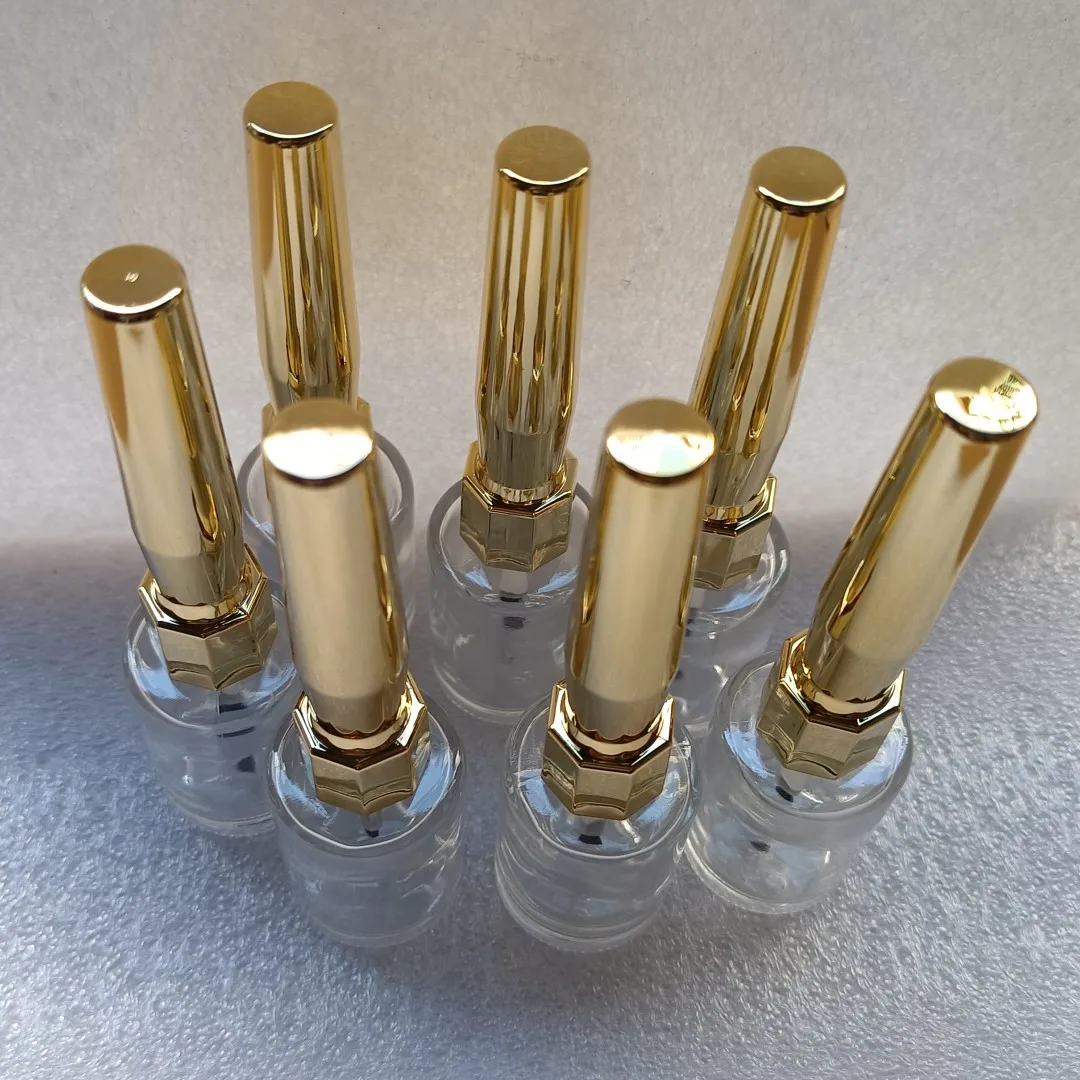 7pcs 13ml Empty Nail Polish Bottles Cuticle Oil Bottle Cosmetic Container Clear Glass Refillable Bottle Golden Lid With Brush
7pcs 13ml Empty Nail Polish Bottles Cuticle Oil Bottle Cosmetic Container Clear Glass Refillable Bottle Golden Lid With Brush