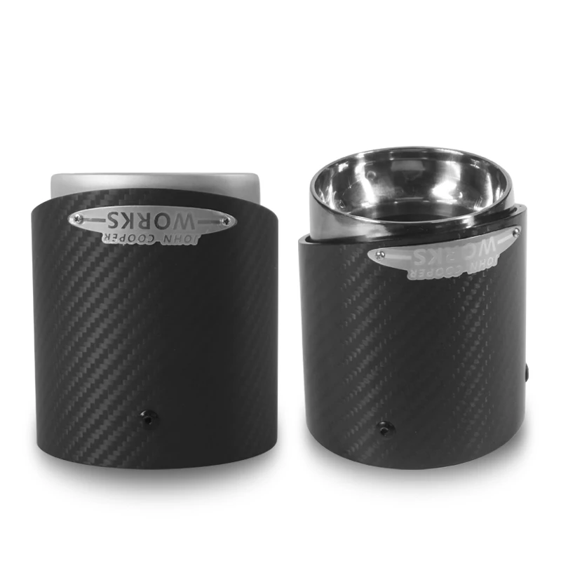 for Cooper Car Exhaust Pipes F54 F55 F56 F57 F60 R55/R56/R57/R58 Glossy/Matte Real Stainless End with Carbon Fiber Decoration
for Cooper Car Exhaust Pipes F54 F55 F56 F57 F60 R55/R56/R57/R58 Glossy/Matte Real Stainless End with Carbon Fiber Decoration