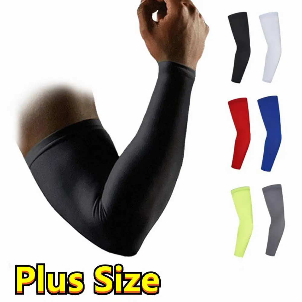 2PC Ice Silk Sunscreen Sleeves Men's Plus Size Cycling Sport Elastic Arm Guards UV Protection Sleeves Cover Quick Dry Arm Warmer
2PC Ice Silk Sunscreen Sleeves Men's Plus Size Cycling Sport Elastic Arm Guards UV Protection Sleeves Cover Quick Dry Arm Warmer