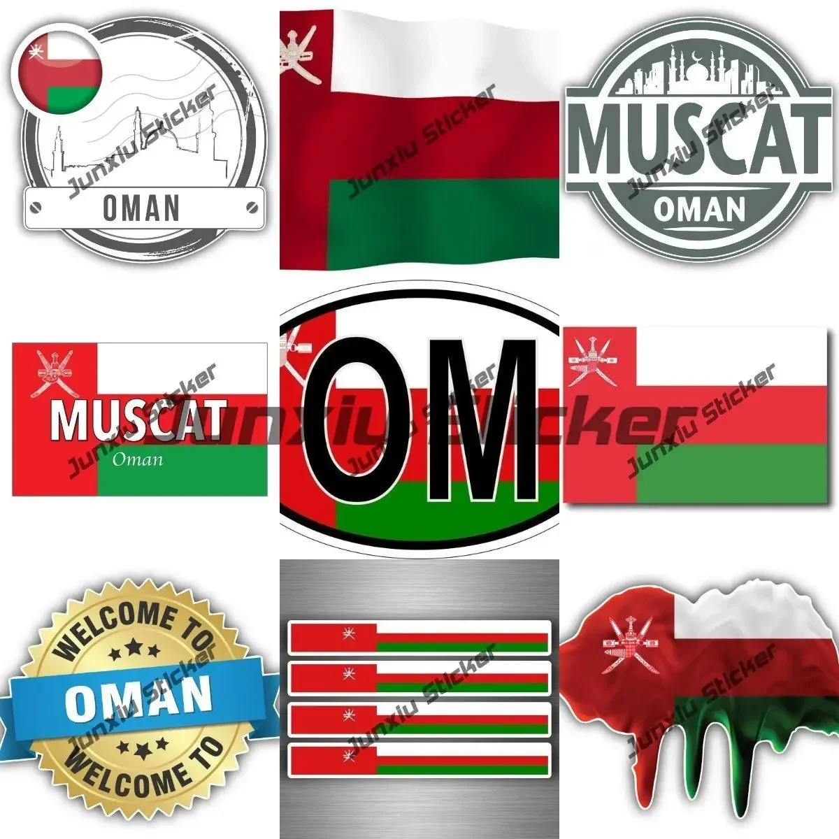 Oman Sticker Creative Oman Flag Stamp Decal Vinyl Cover Scratches Decoration National Flag Stickers for Cars Camper Laptop
Oman Sticker Creative Oman Flag Stamp Decal Vinyl Cover Scratches Decoration National Flag Stickers for Cars Camper Laptop