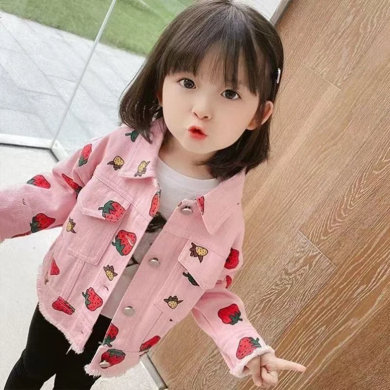 New Style Denim Jacket for Girls Fashionable for Children With Long Sleeves for Children In Spring and Autumn Baby Girl Jacket
New Style Denim Jacket for Girls Fashionable for Children With Long Sleeves for Children In Spring and Autumn Baby Girl Jacket