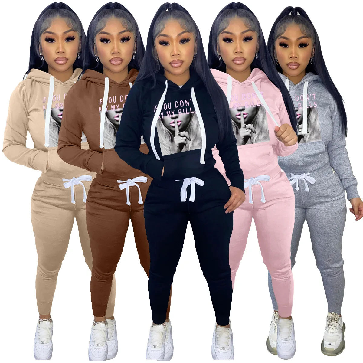Winter Tracksuit Women 2 Piece Set Print Hoodies+Pants Sportwear Women's Sports Suit Hooded Sweatshirt Set Female Winter Clothes
Winter Tracksuit Women 2 Piece Set Print Hoodies+Pants Sportwear Women's Sports Suit Hooded Sweatshirt Set Female Winter Clothes