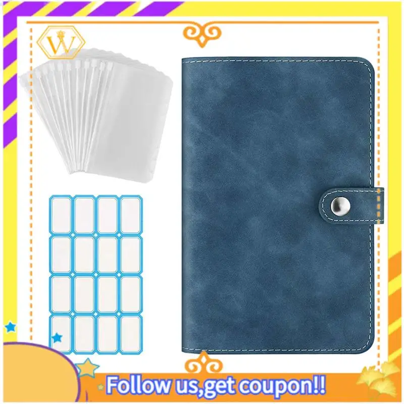 6 Ring Notebook Binder PU Leather Binder Blue With Clear Plastic A6 Binder Envelope Bag Blue
6 Ring Notebook Binder PU Leather Binder Blue With Clear Plastic A6 Binder Envelope Bag Blue