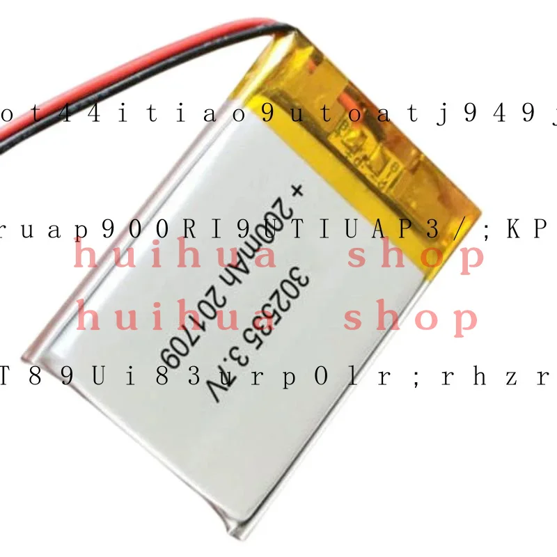 For 50Pcs Rechargeable 3.7V 200Mah 302535 Li-Polymer Li Lipo Battery Jst-Ph 2Pin 2.0 
For 50Pcs Rechargeable 3.7V 200Mah 302535 Li-Polymer Li Lipo Battery Jst-Ph 2Pin 2.0
