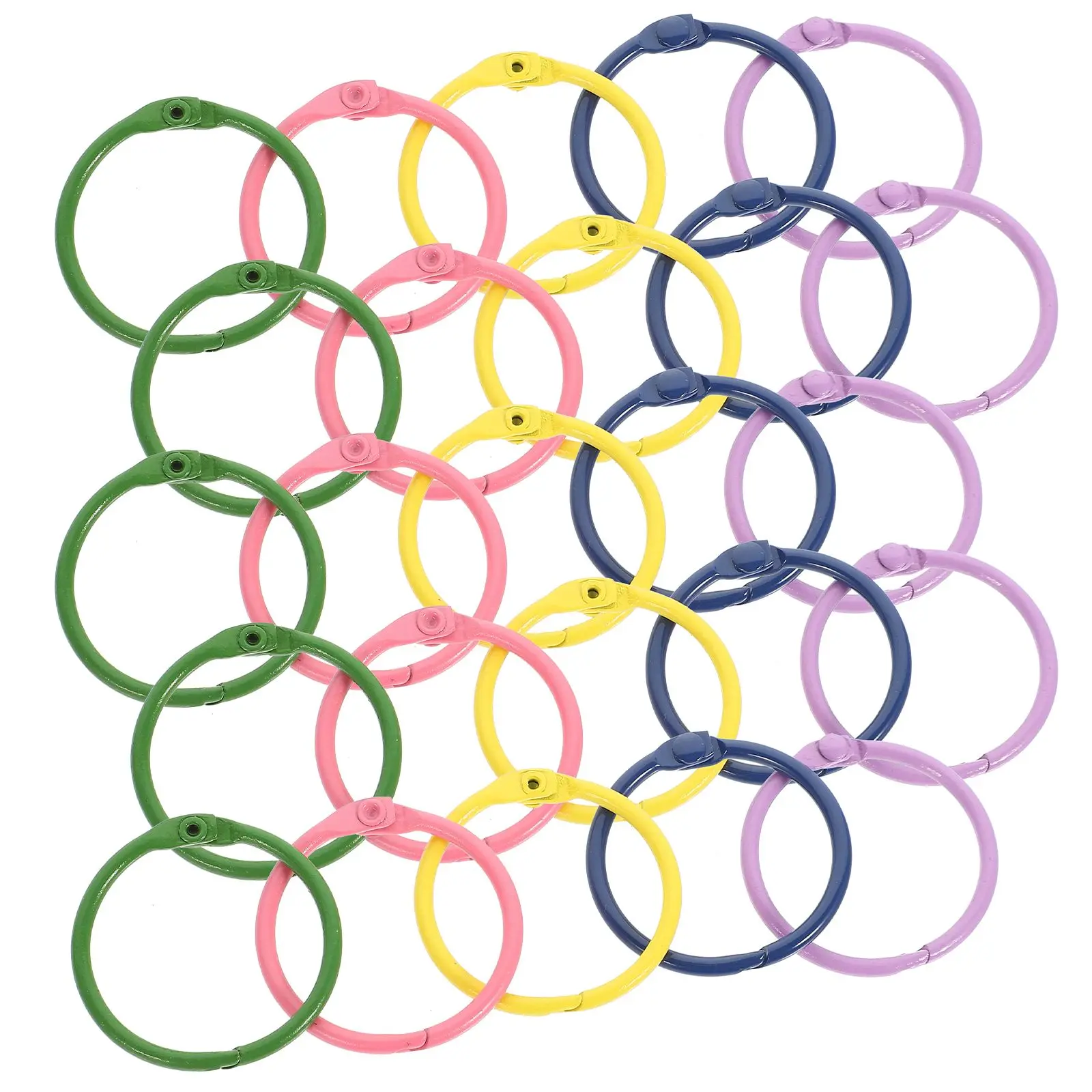 50pcs Colorful Lacquered Metal Book Rings 3cm Binder Rings Office Supplies Scrapbook Binding Key Ring Flash Cards
50pcs Colorful Lacquered Metal Book Rings 3cm Binder Rings Office Supplies Scrapbook Binding Key Ring Flash Cards
