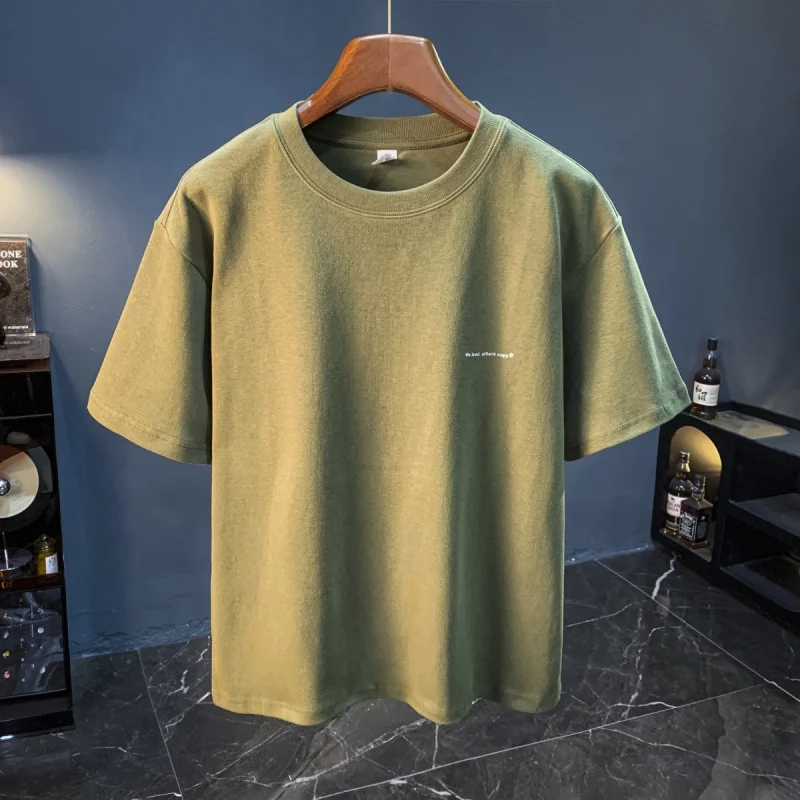 Solid color short sleeved T-shirt for men, simple and loose oversized summer thin top, 2025 new versatile men's clothing
Solid color short sleeved T-shirt for men, simple and loose oversized summer thin top, 2025 new versatile men's clothing