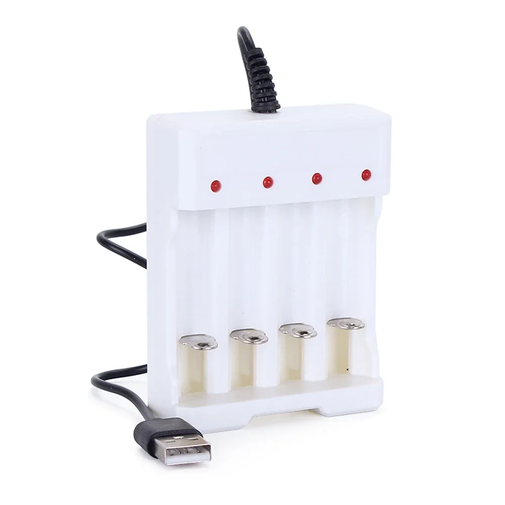USB Fast Charger Designed for AA AAA Rechargeable Batteries Supports NiMH and NiCd with LED Light Functionality
USB Fast Charger Designed for AA AAA Rechargeable Batteries Supports NiMH and NiCd with LED Light Functionality