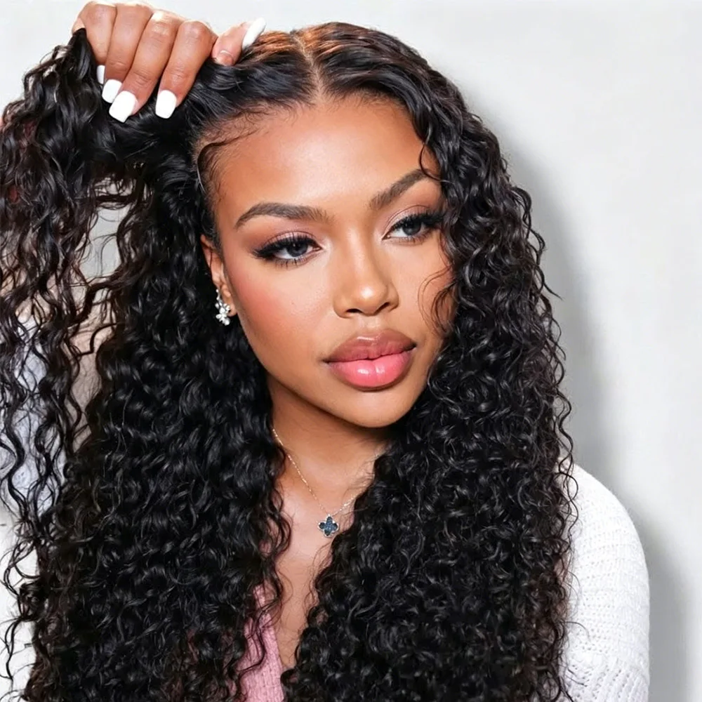 Curly Glueless Wigs Human Hair PrePlucked Pre Cut 5x7 Hd Lace Closure Wigs Put On & Go Deep Wave Curly Lace Front Wigs For Women
Curly Glueless Wigs Human Hair PrePlucked Pre Cut 5x7 Hd Lace Closure Wigs Put On & Go Deep Wave Curly Lace Front Wigs For Women
