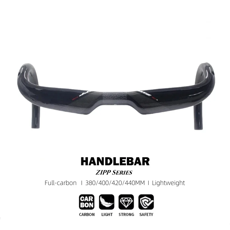 ZIP Full Carbon Road Bike Handlebar 380/400/420/440mm Bicycle Handlebar Stem Handlebar Playing Gloss/UD Carbon handle
ZIP Full Carbon Road Bike Handlebar 380/400/420/440mm Bicycle Handlebar Stem Handlebar Playing Gloss/UD Carbon handle