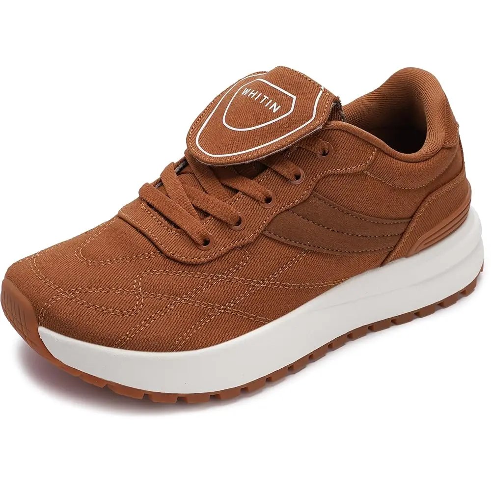 Women's Canvas Wide Toe Box Walking Sneakers + Cushioned Comfort + Folded Long Tongue
Women's Canvas Wide Toe Box Walking Sneakers + Cushioned Comfort + Folded Long Tongue