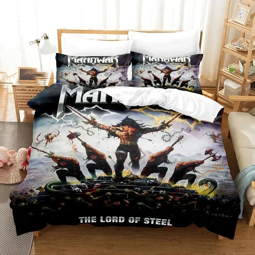 Luxury New 3D Print Manowar Bedding Set Boys Girls Twin Queen Size Duvet Cover Pillowcase Bed Adult Fashion Home Textileextile
Luxury New 3D Print Manowar Bedding Set Boys Girls Twin Queen Size Duvet Cover Pillowcase Bed Adult Fashion Home Textileextile