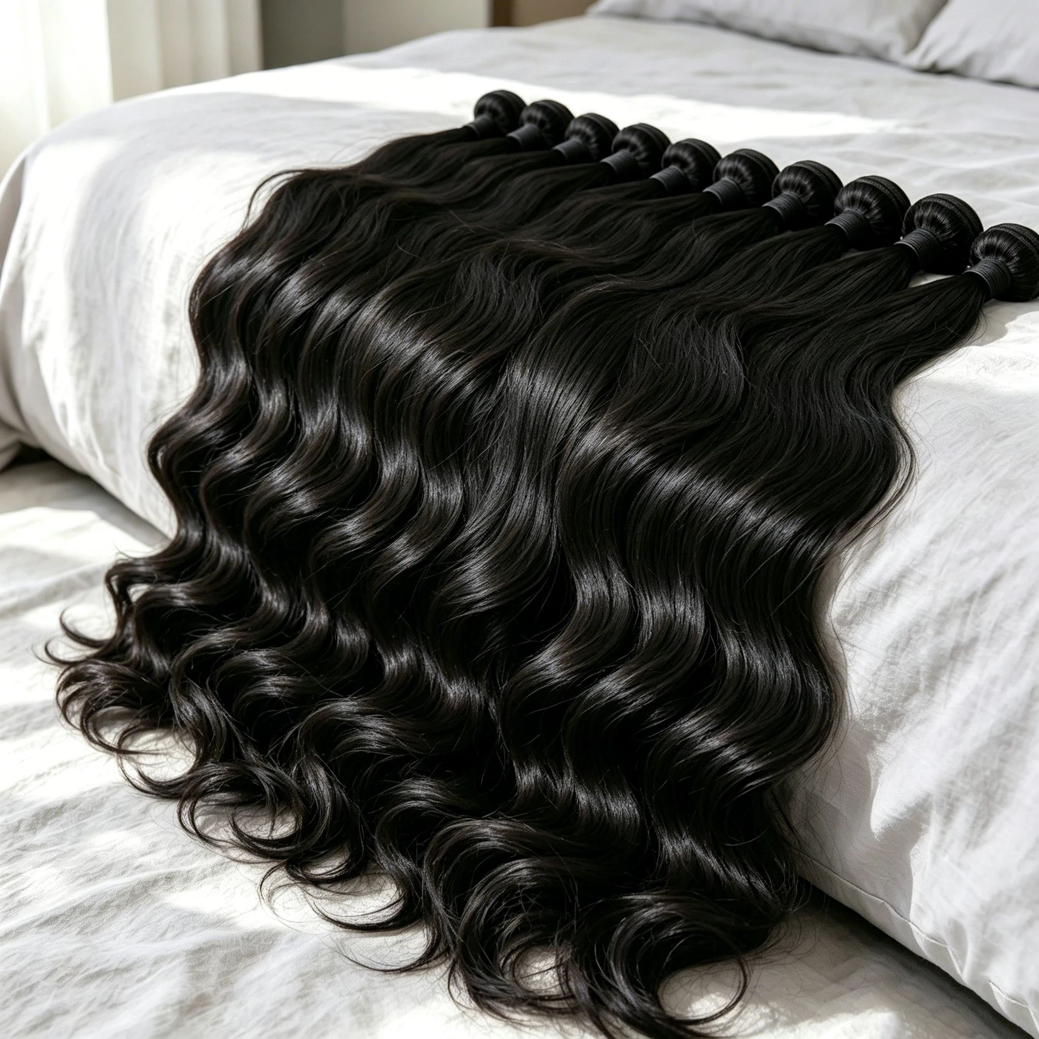 Smilegirl 30 32 40 Inch Body Wave 1 3 4 Human Hair Bundles Brazilian Remy Unprocessed Human Hair Wavy Doule Drawn Bundles Weave Extensions
Smilegirl 30 32 40 Inch Body Wave 1 3 4 Human Hair Bundles Brazilian Remy Unprocessed Human Hair Wavy Doule Drawn Bundles Weave Extensions