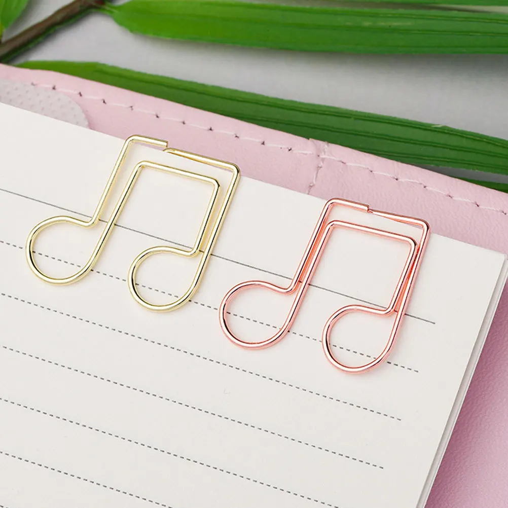 40pcs Metal Music Note Paper Clips Creative Shaped Office Paperclips Decorative Document File Clips For Office Bulk Small
40pcs Metal Music Note Paper Clips Creative Shaped Office Paperclips Decorative Document File Clips For Office Bulk Small