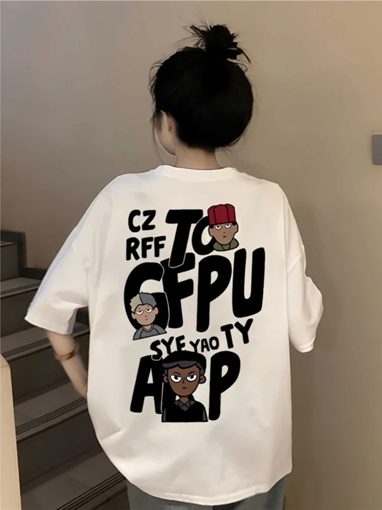 Oversized Cotton T-Shirt for Women Plus Size Casual Short Sleeve Top for Teen Loose Fit American Style T-Shirt
Oversized Cotton T-Shirt for Women Plus Size Casual Short Sleeve Top for Teen Loose Fit American Style T-Shirt