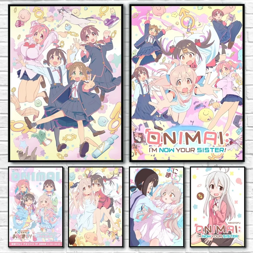 1PC Anime Onimai Im Now Your Sister Kawaii Girl Poster Home Living Room Wall Art Garage Room Decor Gift
1PC Anime Onimai Im Now Your Sister Kawaii Girl Poster Home Living Room Wall Art Garage Room Decor Gift