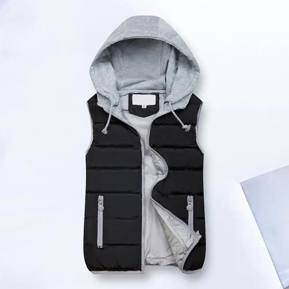 Women Vest Stylish Women's Winter Vest Coat Hooded Color Matching Zipper Closure Warm Windproof Waterproof Waistcoat Lady Winter
Women Vest Stylish Women's Winter Vest Coat Hooded Color Matching Zipper Closure Warm Windproof Waterproof Waistcoat Lady Winter