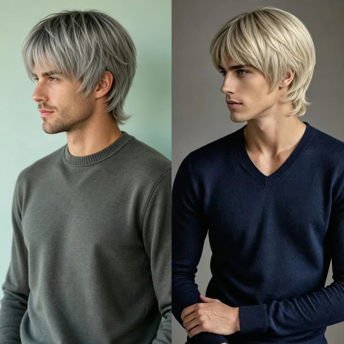 New European and American Men's Synthetic Wig, Brown Mixed Color Fashionable Short Hair High-Temperature Fiber Cap
New European and American Men's Synthetic Wig, Brown Mixed Color Fashionable Short Hair High-Temperature Fiber Cap