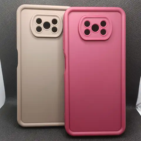 For Xiaomi Poco X3 Phone Case Xiaomi Poco X3 Pro Case Xiaomi Poco X3 NFC Anti Fall prevention Luxury Candy Matte Soft Cover