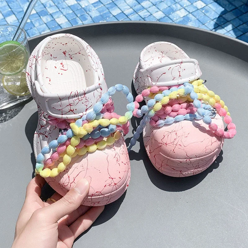 2025 Children Casual Slippers for Girls Summer New Fashion Korean Style Soft Bottom Anti-slippery Versatile Trend Beach Shoes
2025 Children Casual Slippers for Girls Summer New Fashion Korean Style Soft Bottom Anti-slippery Versatile Trend Beach Shoes