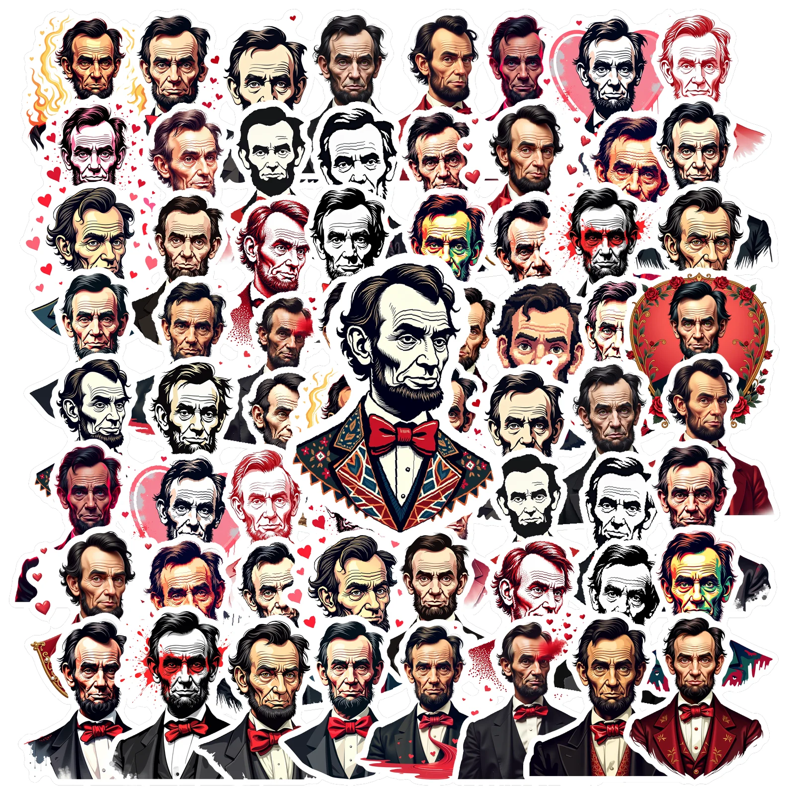 35pcs-100pcs Cartoon Iconic Stickers Artistic Presidents Teacher Reward Stickers Funny Stickers For Laptop Motorcycle Luggage
35pcs-100pcs Cartoon Iconic Stickers Artistic Presidents Teacher Reward Stickers Funny Stickers For Laptop Motorcycle Luggage