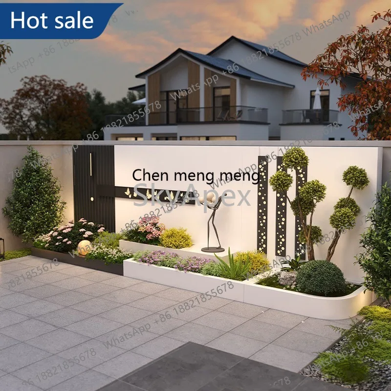 M02 Custom Stainless Steel Outdoor Water Curtain Wall Running Water Screen for Courtyard Villa Fence Partition Planting Box
M02 Custom Stainless Steel Outdoor Water Curtain Wall Running Water Screen for Courtyard Villa Fence Partition Planting Box