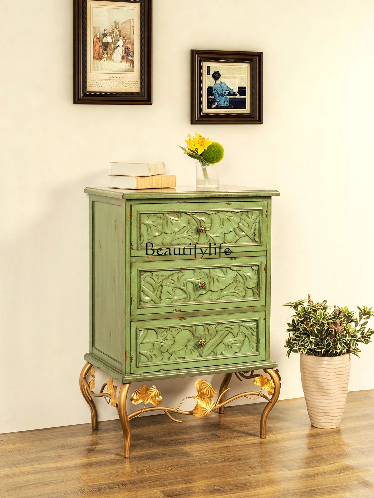 American solid wood storage storage porch decorative chest cabinet sofa retro side cabinet
American solid wood storage storage porch decorative chest cabinet sofa retro side cabinet