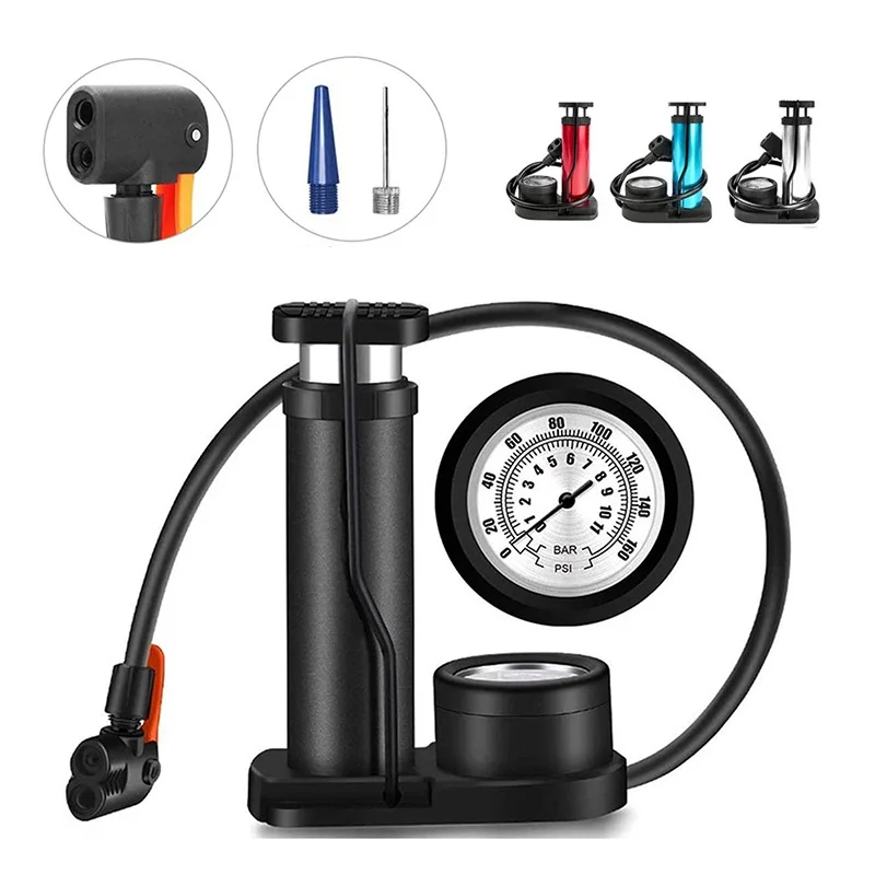 High Pressure Bike Pump AV FV Portable Air Inflator Foot Bicycle MTB Bicycle Pump Bike Accessories
High Pressure Bike Pump AV FV Portable Air Inflator Foot Bicycle MTB Bicycle Pump Bike Accessories
