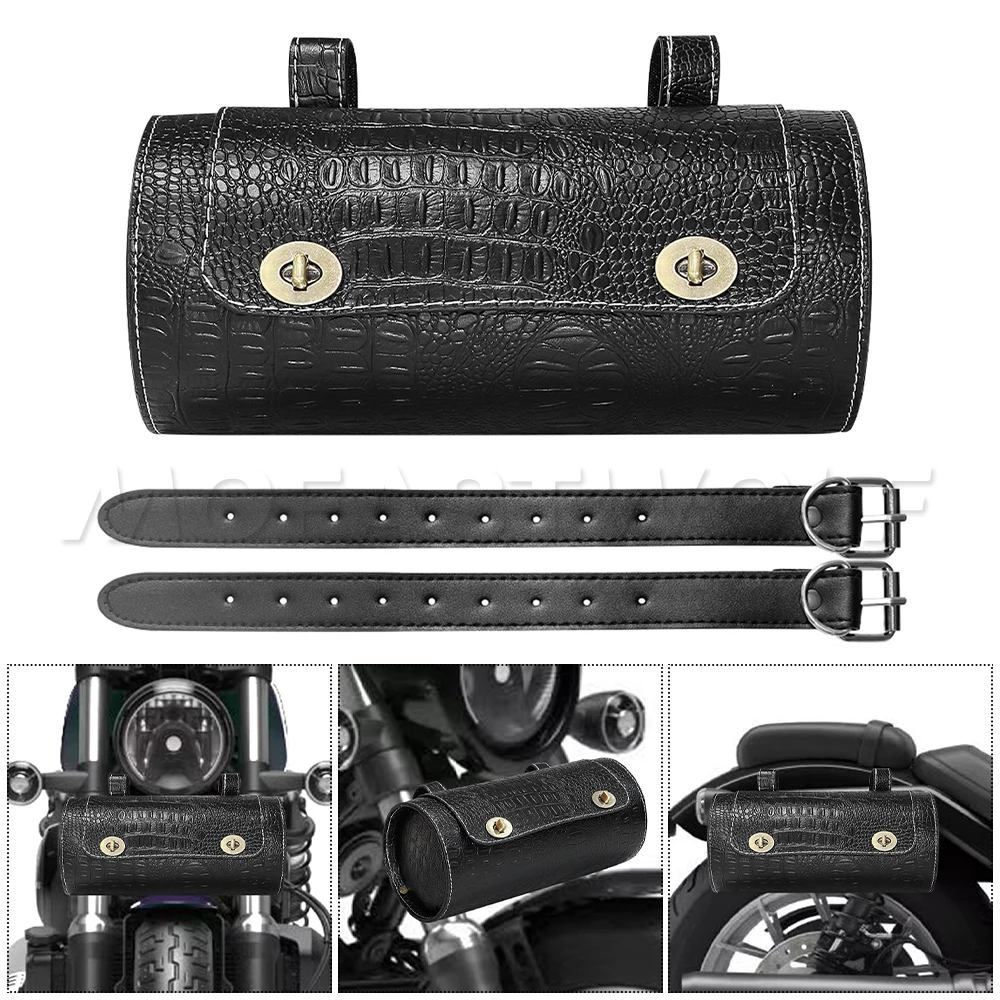 For yamaha Motorcycle Waterproof PU Leather Retro Cylinder Front and Rear Hanging Bag Tool Storage Bag Saddle Bag Outdoor Travel
For yamaha Motorcycle Waterproof PU Leather Retro Cylinder Front and Rear Hanging Bag Tool Storage Bag Saddle Bag Outdoor Travel