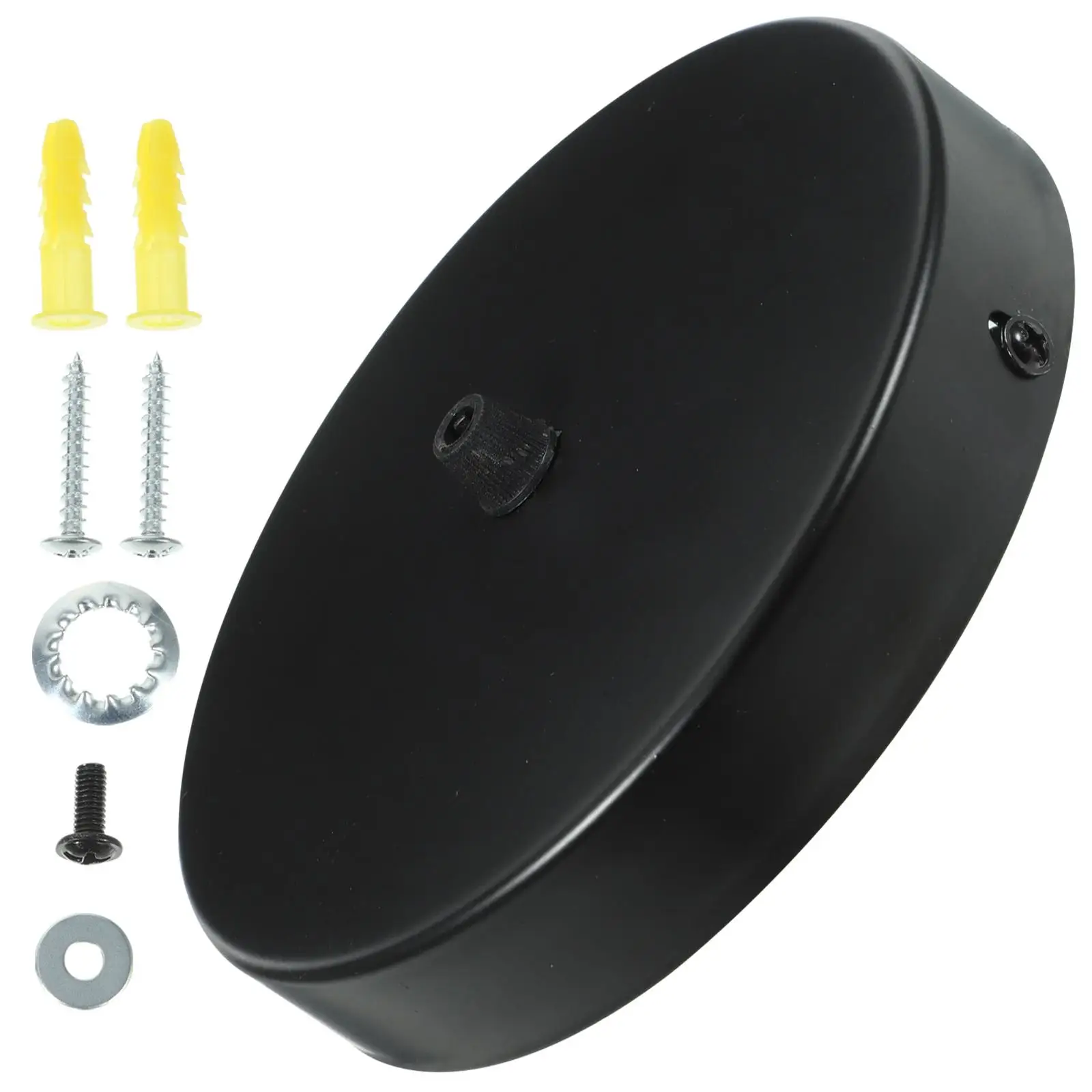 Round 15cm Single Hole Iron Ceiling Plate for Pendant Lights Black Retro Canopy Cover Chandelier Accessories Lighting Fixtures
Round 15cm Single Hole Iron Ceiling Plate for Pendant Lights Black Retro Canopy Cover Chandelier Accessories Lighting Fixtures