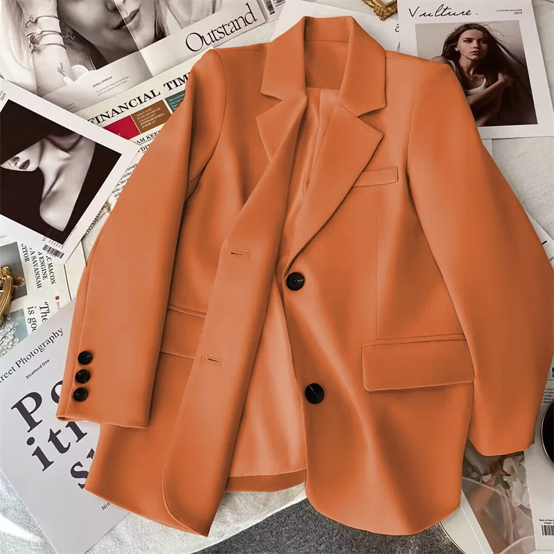 New Women's Casual Blazers Spring and Autumn Design Korean Version Basic Jacket Office Female Suits Jacket Lined Tide
New Women's Casual Blazers Spring and Autumn Design Korean Version Basic Jacket Office Female Suits Jacket Lined Tide